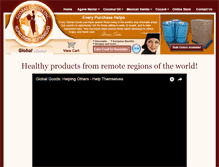 Tablet Screenshot of globalgoods.com